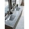 James Martin Vanities Metropolitan 72in Double Vanity, Silver Oak w/ 3 CM Carrara Marble Top 850-V72-SOK-3CAR - alternate 2